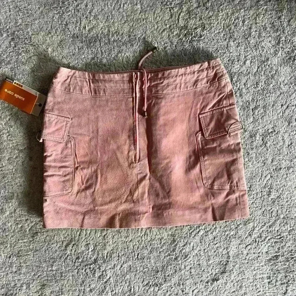 Wilson Leather Nwt Pink Mini Skirt - Picture 2 of 4
